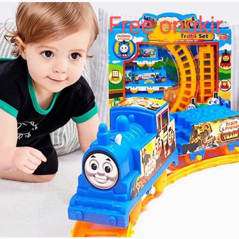 Jual Mainan Kereta Murah Train Rel Bisa Jalan Sendir Mainan Kereta Api Anak Balita | Shopee Indonesia