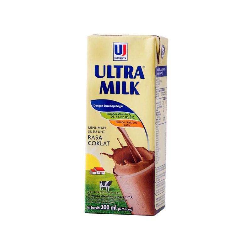 Jual Ultra Susu Uht Steril Slim Coklat 200Ml - Ijanshop/T01 | Shopee Indonesia