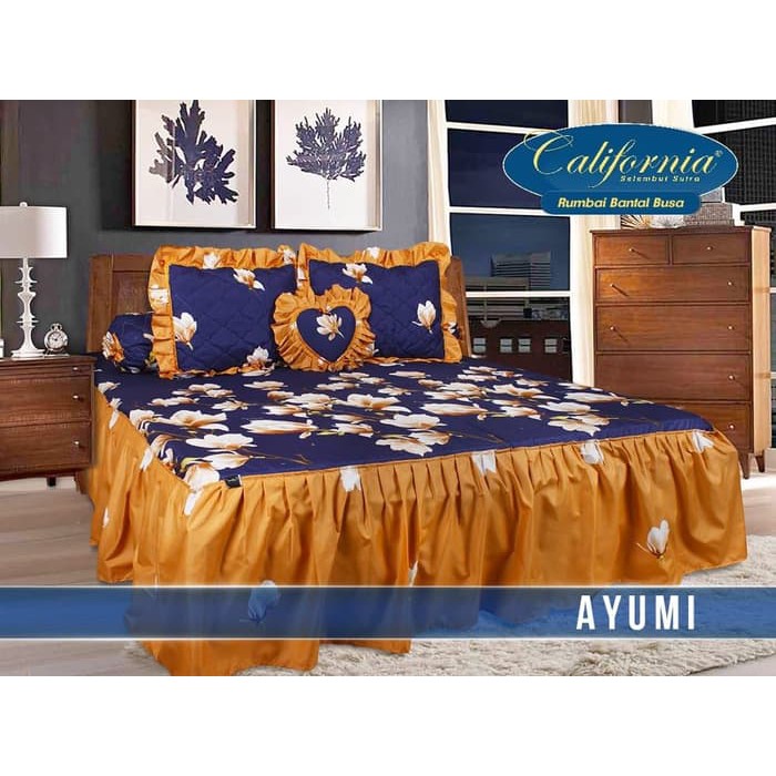 California Sprei Rumbai King Ayumi Shopee Indonesia