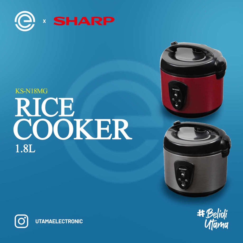 Jual SHARP Rice Cooker 1.8 Liter KSN18MG Indonesia