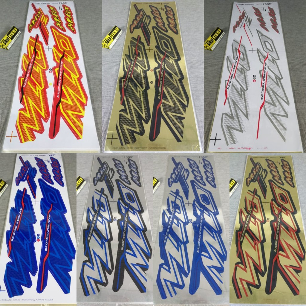 (BISA COD) Striping Sticker Variasi Mio SportyMio Smile