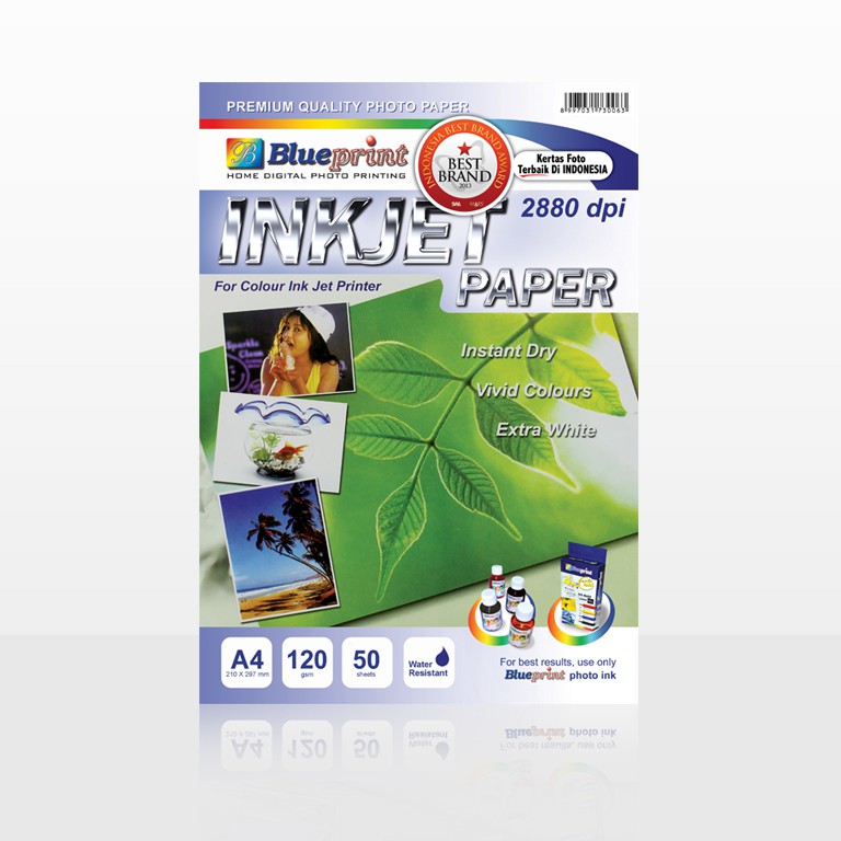 Kertas Inkjet / Inkjet Paper BLUEPRINT A4 120 gsm Shopee Indonesia