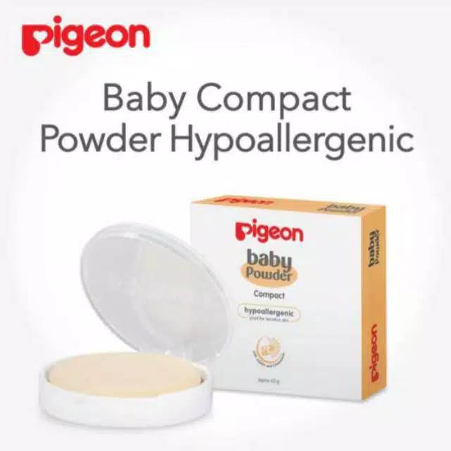 Bedak padat baby compact powder pigeon anti alergi Shopee Indonesia