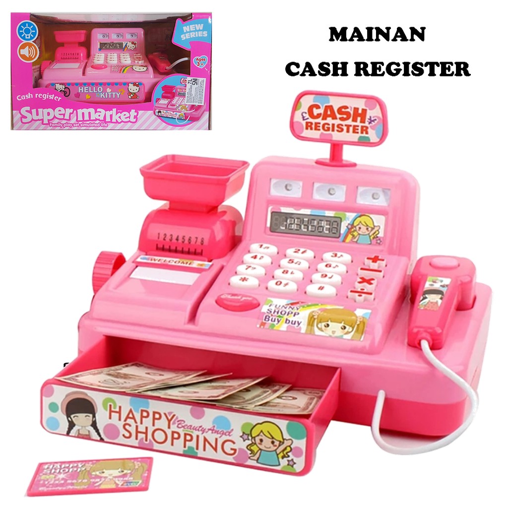 Jual Mainan Anak Perempuan Mainan Kasir Kasiran Kasir Hello Kitty | Shopee Indonesia