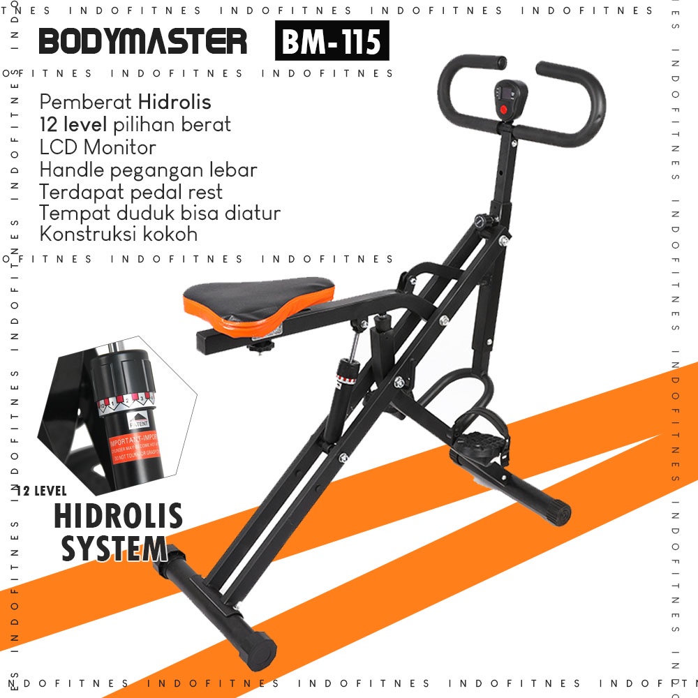BODYMASTER Power Rider Alat Olahraga Power Squat Fitness Gym