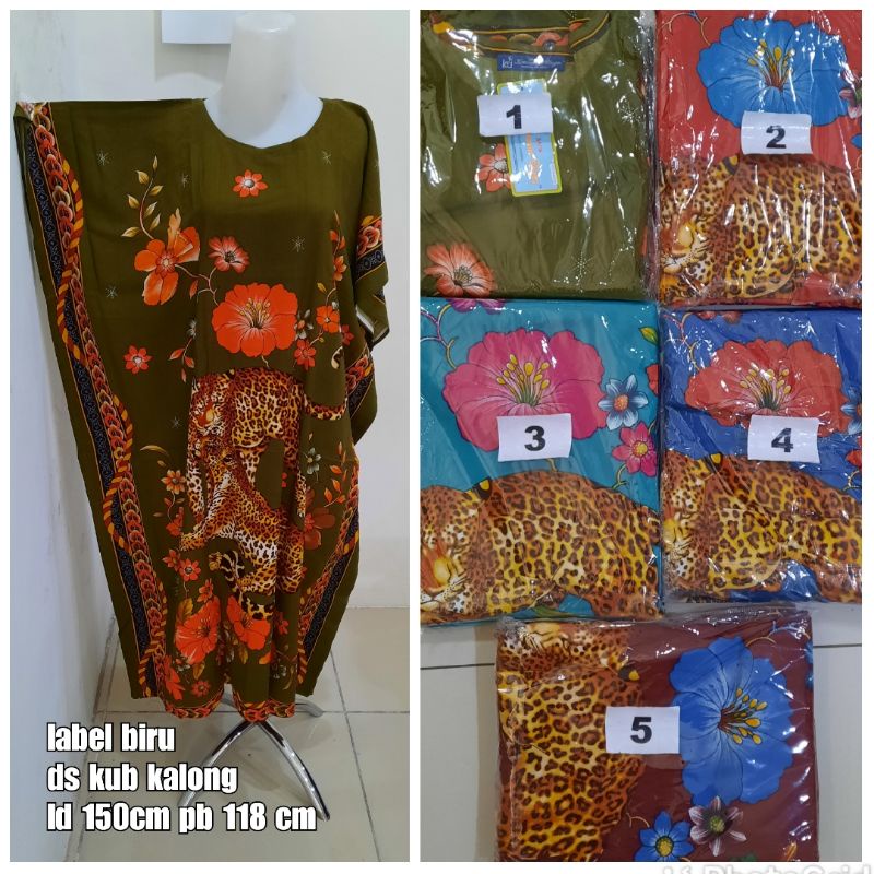 Daster Kalong Jumbo Kencana Ungu Label Biru Shopee Indonesia