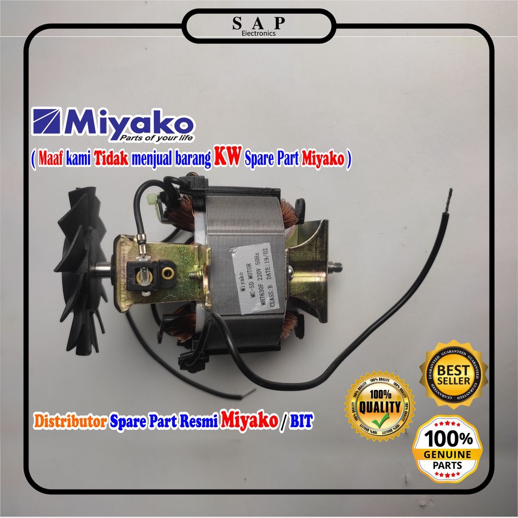 Dinamo / Motor / Spare Part Blender Miyako BL51/52 GI Original Shopee Indonesia
