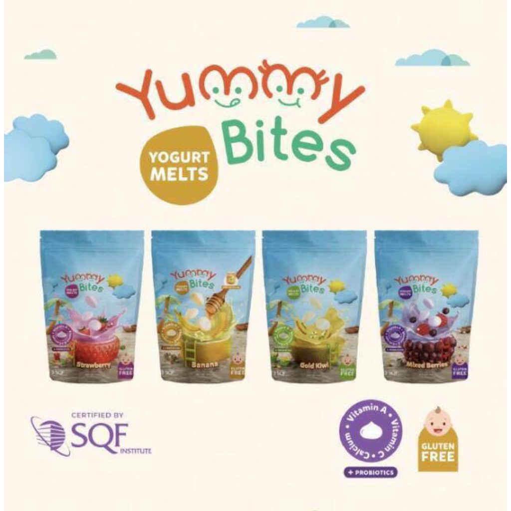 Jual Yummy Bites Yogurt Melts 20g Shopee Indonesia
