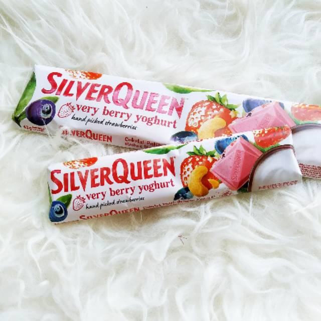 Jual Silverqueen Very Berry Yoghurt Chocolate Strawberry Coklat White Chocolate Murah Enak Coklat | Shopee Indonesia