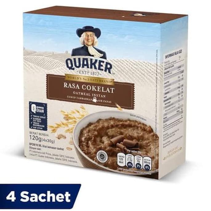 Jual Oat Quaker Oat Rasa Coklat | Shopee Indonesia