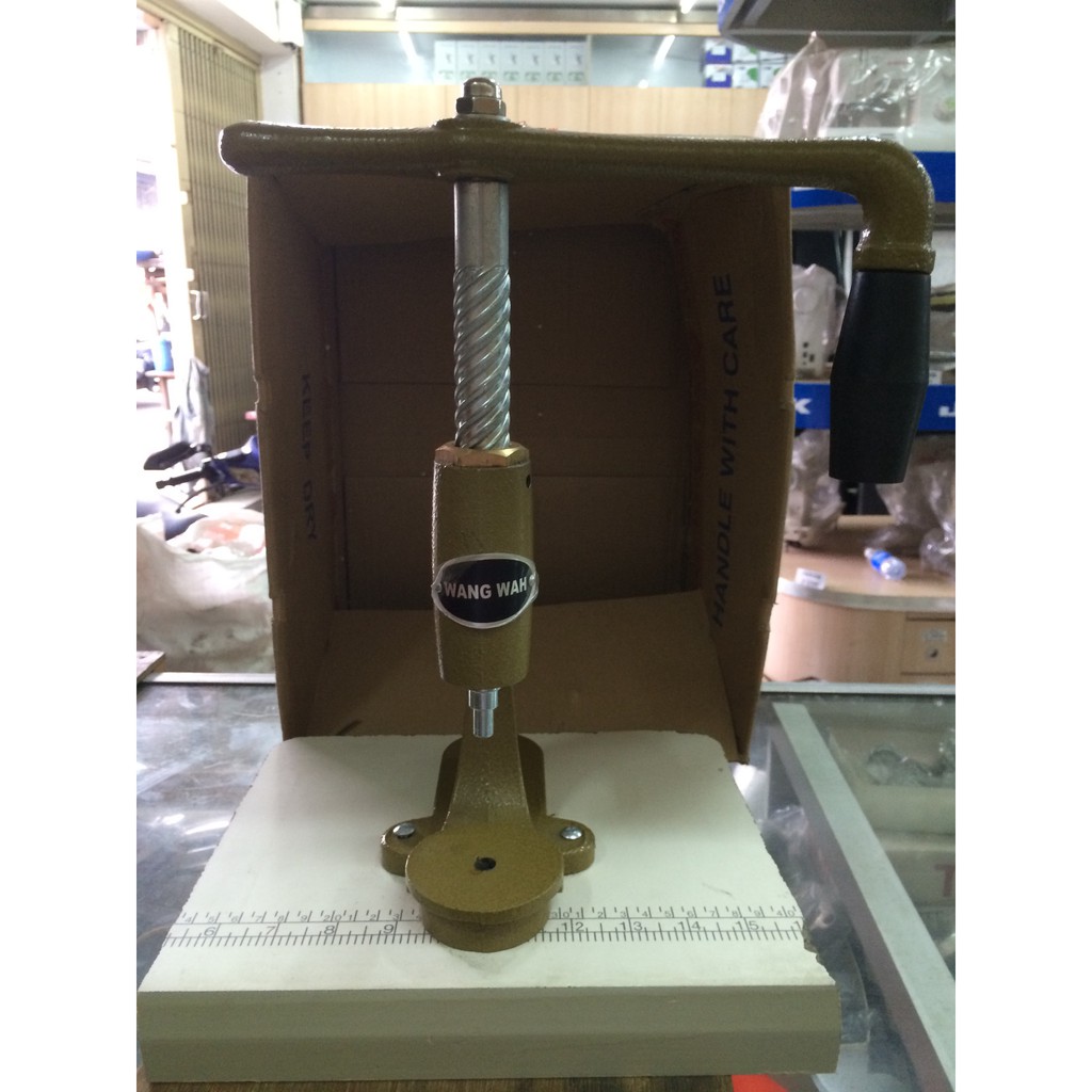alat / mesin manual press kancing Wing Wah (bungkus kancing) Shopee Indonesia
