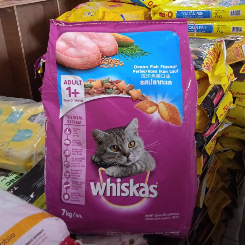 Jual Whiskas Ocean fish Adult 7 kg Makanan Kucing Whiskas Ocean fish