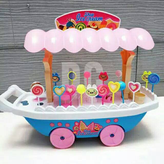 Jual Mainan Es Cream Dorong / Gerobak Es Cream Ukuran Besar | Shopee Indonesia