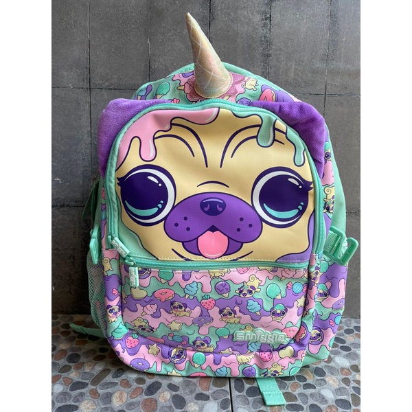 Jual Smiggle Hey Backpack Pug doggy mint ice cream tas ransel Shopee