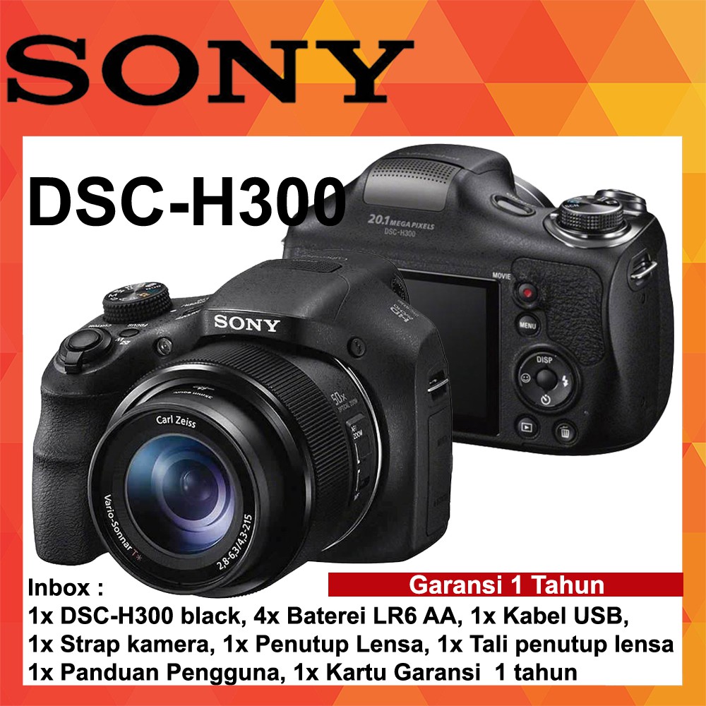 Jual Sony Cyber-Shot Dsc H300 20.1Mp Camera Prosumer - Garansi Resmi 1Th | Shopee Indonesia