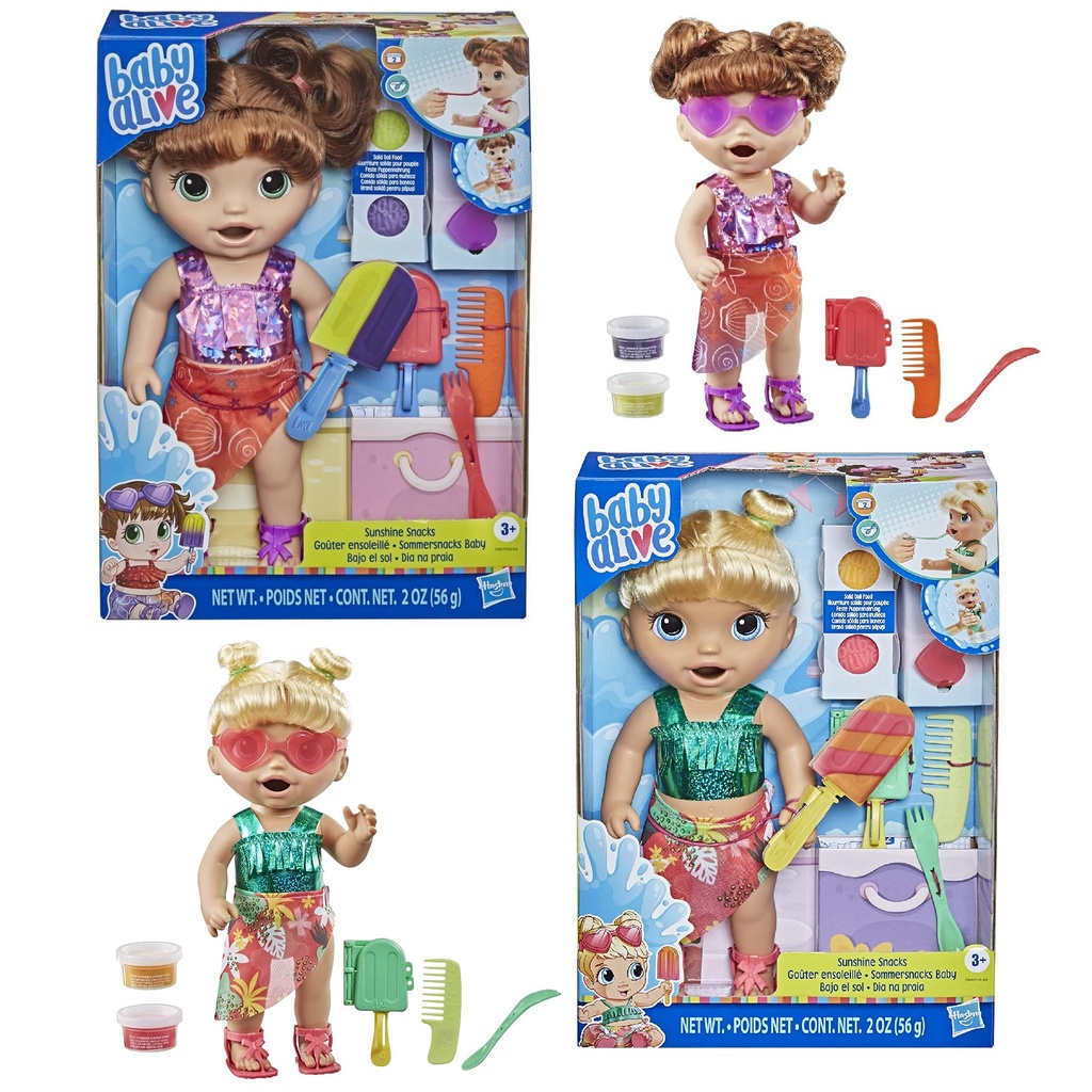 Jual Baby Alive Sunshine Snacks Doll Swimming Waterproof Original