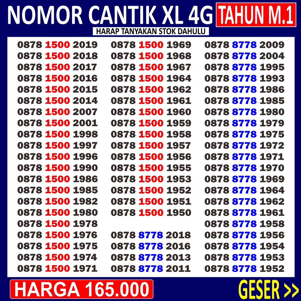 Cek Nomor Seri Sim Card Xl Harga Xl Simcard Kartu Perdana Terbaru Mei