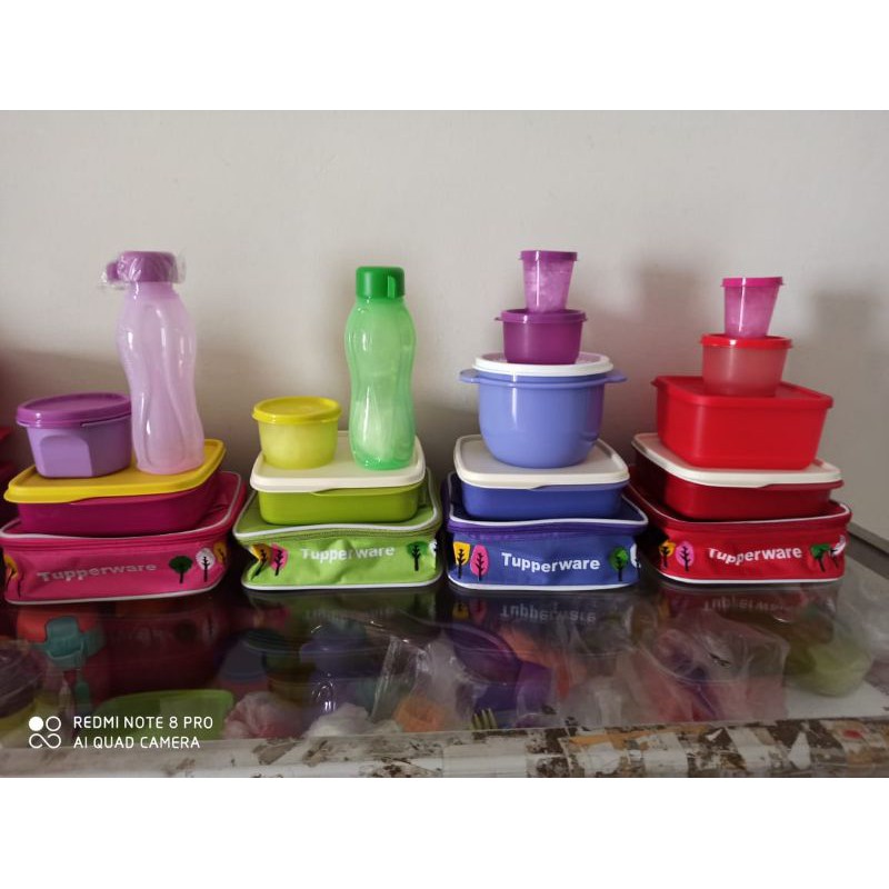Tupperware Tempat Makan Set (paket hemat) DISKON Akhir