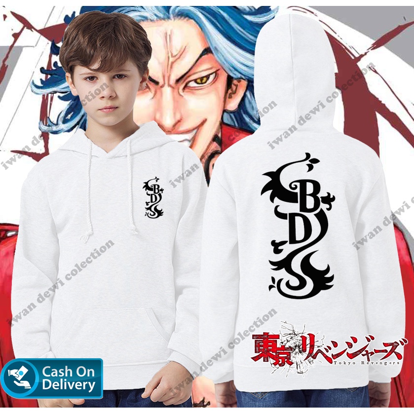 jaket black dragon tokyo revengers / hoodie tokyo manji black dragon taiju / hodie tokyo