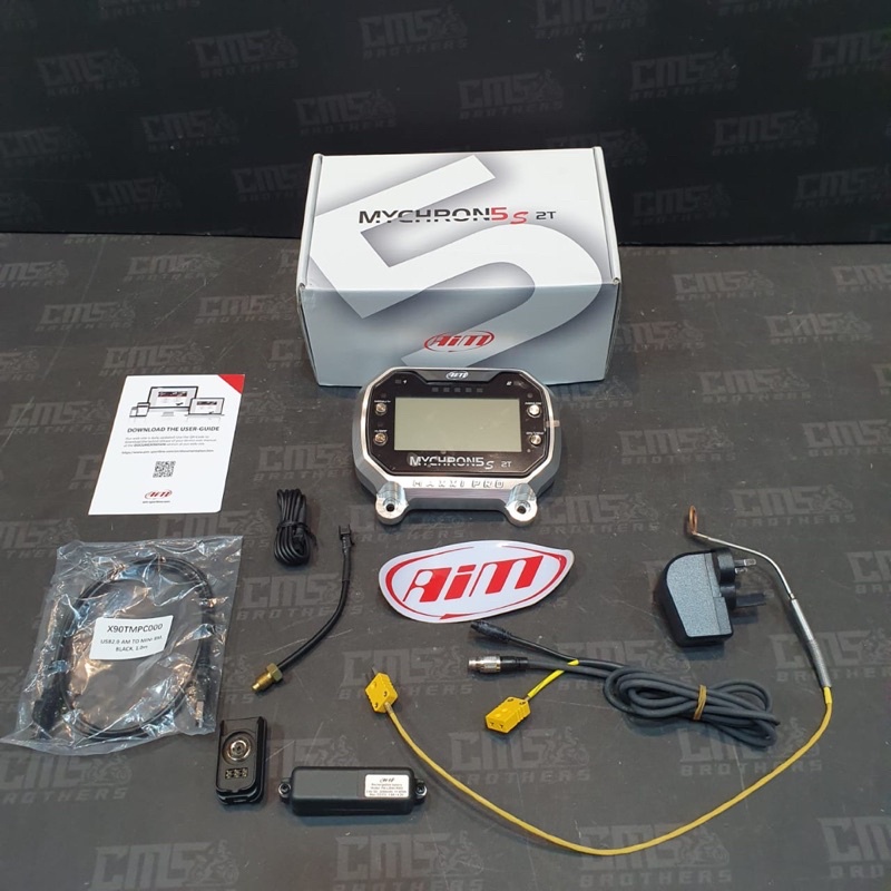 Jual Mychron 5 2T AIM Data Looger Lap Timer Set Bracket CNC PNP Ninja