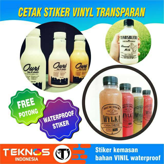 Cara Membuat Stiker Botol Minuman Jamu Jenis Bahan Stiker Label Mana