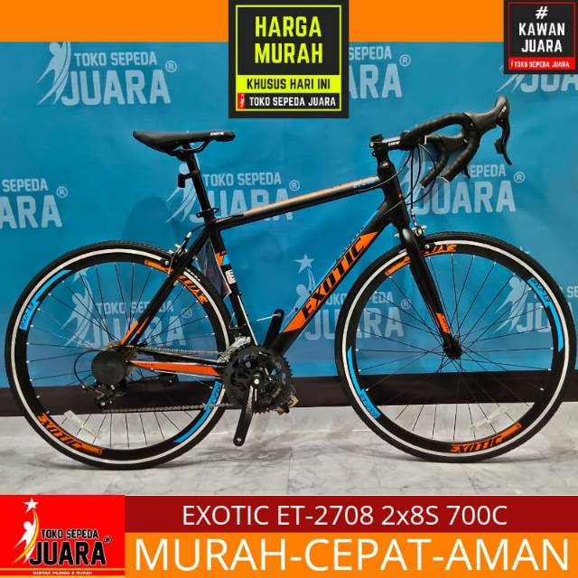 Jual Exotic Balap 700C Et 2708 Sepeda Roadbike Indonesia|Shopee Indonesia
