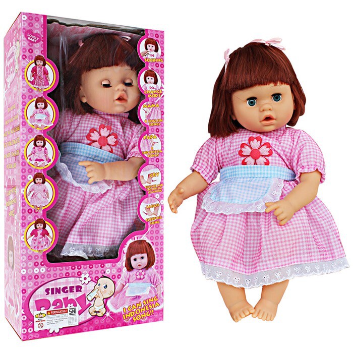 Jual Mainan Anak Perempuan Boneka Susan Singer Baby Nyanyi Sing Music Doll | Shopee Indonesia