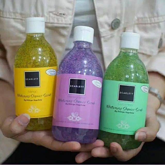 Scarlett Whitening Shower Scrub / sabun scarlett / scarlet body soap