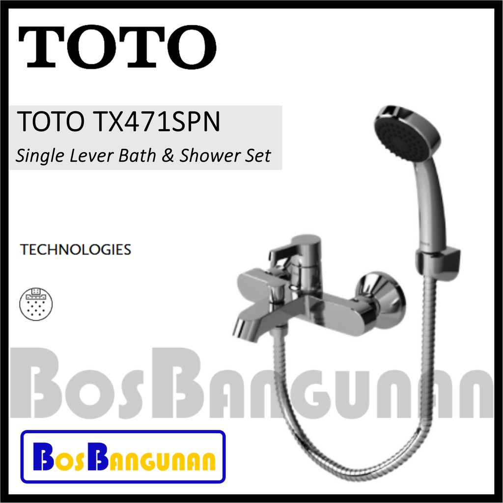 Jual Kran Shower Set TOTO TX471SPN / Keran Shower Set Panas Dingin TOTO
