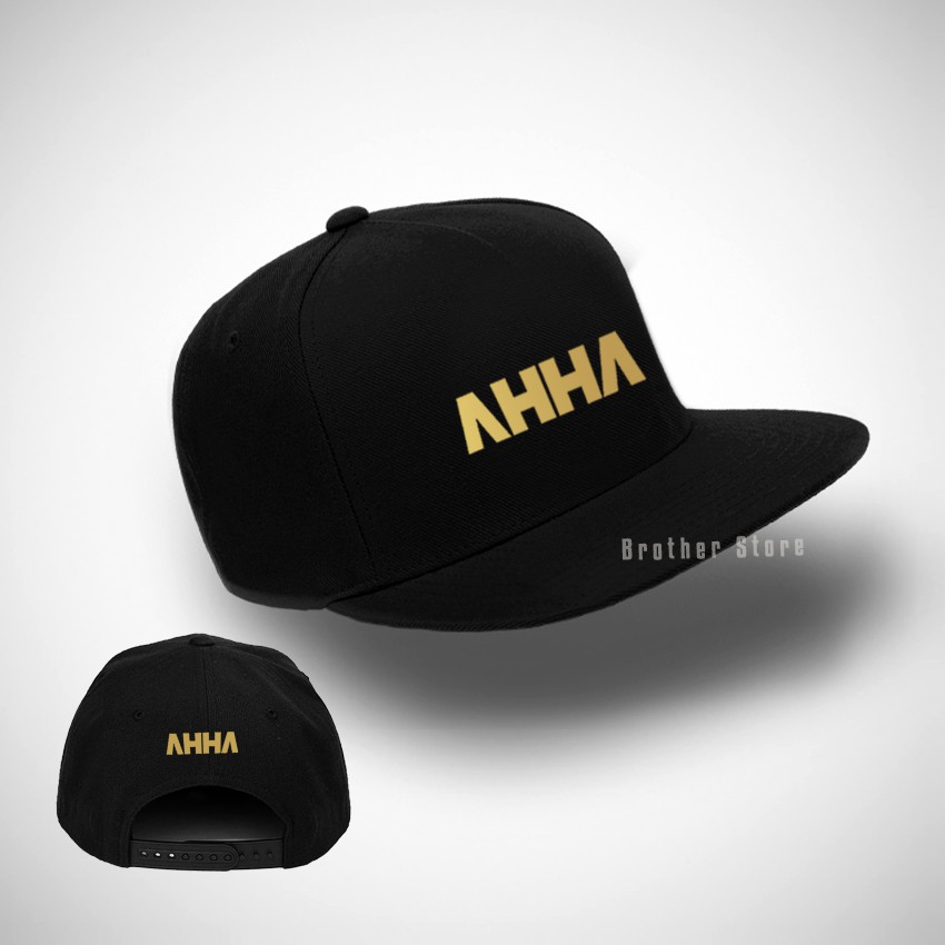 Topi Pria Keren / Fashion Casual / Topi Snapback AHHA Gold