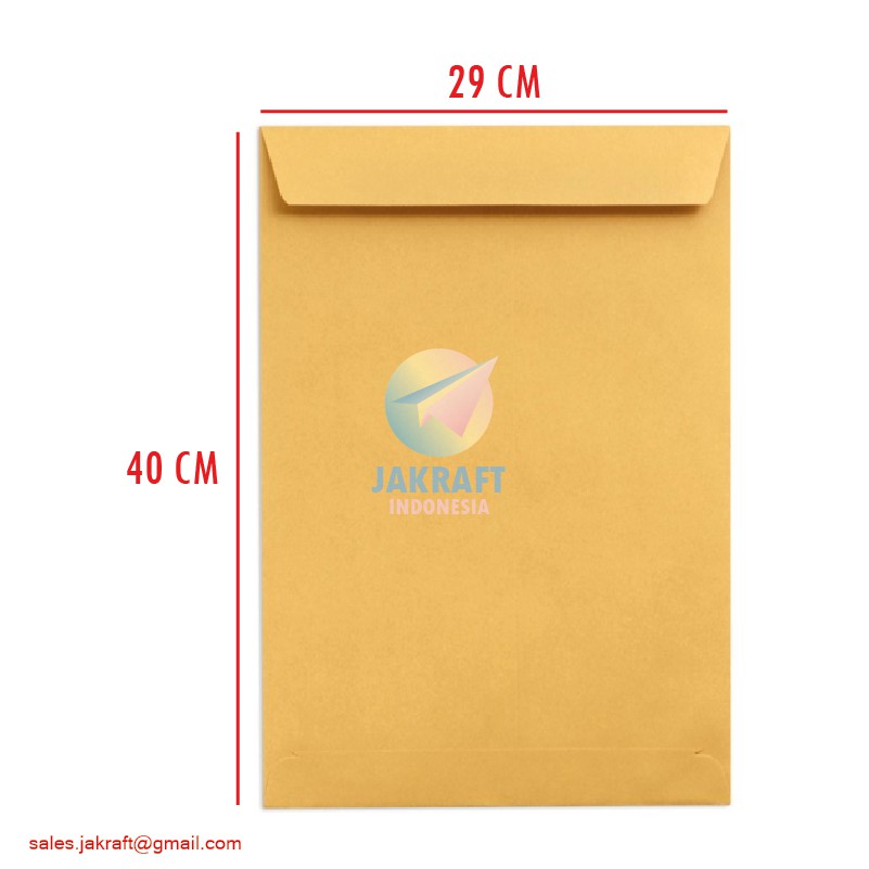 100 Pcs) Amplop Coklat Cokelat Super Map (29 x 40 cm) Besar Tebal 80 Gram |  Shopee Indonesia