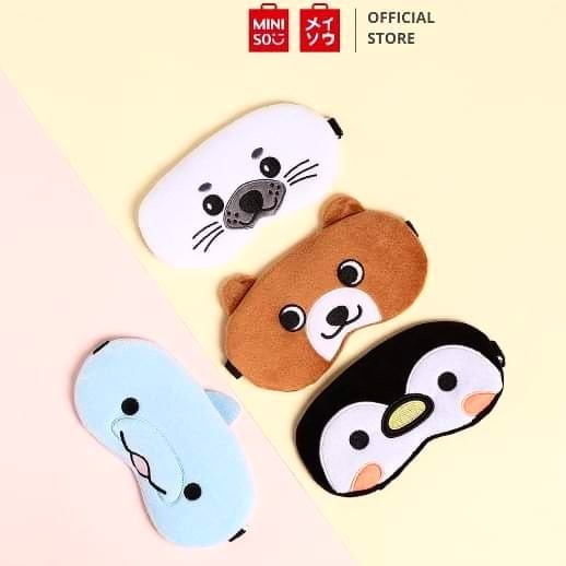 Jual MINISO Penutup Mata Eye Cover Eye Mask Untuk Tidur Masker Sleeping