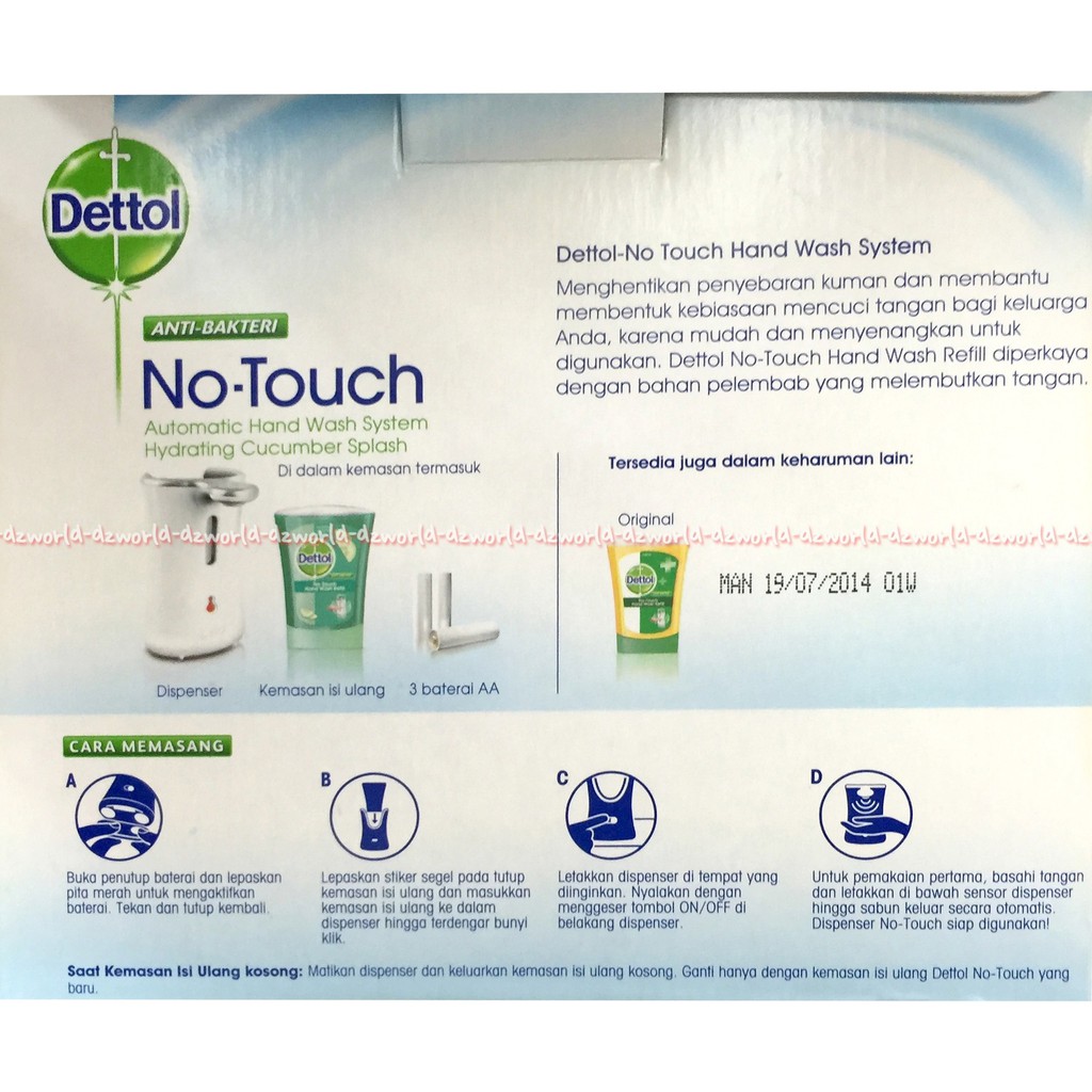 Jual Dettol No Touch Sabun Cuci Tangan Detol Otomatis Dettol Dispenser Sale . Hot . | Shopee Indonesia