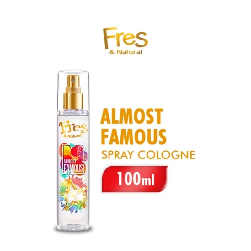 Jual FRES&NATURAL Spray Cologne Almost Famous 100ml Shopee Indonesia