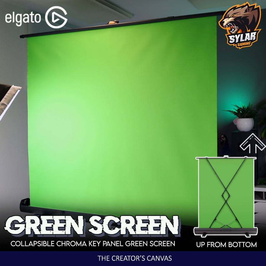Jual Elgato Green Screen Collapsible Chroma Key Panel Shopee Indonesia