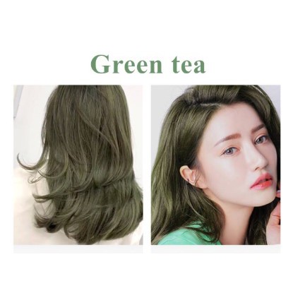 Jual (Bisa Cod) Hair Color Keratin Colorace Warna Green Tea Cat Rambut Highligh Ombre | Shopee Indonesia