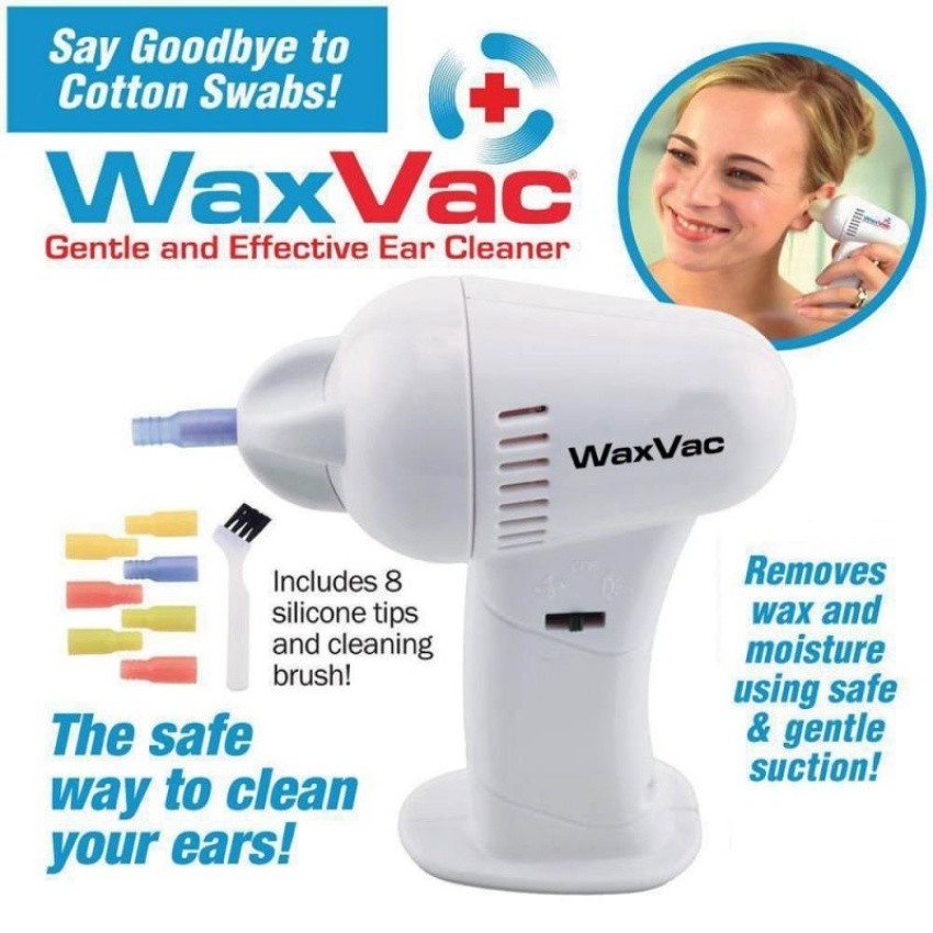 Jual WaxVac Vacuum Ear Cleaner Alat Pembersih Kuping/ Telinga Putih