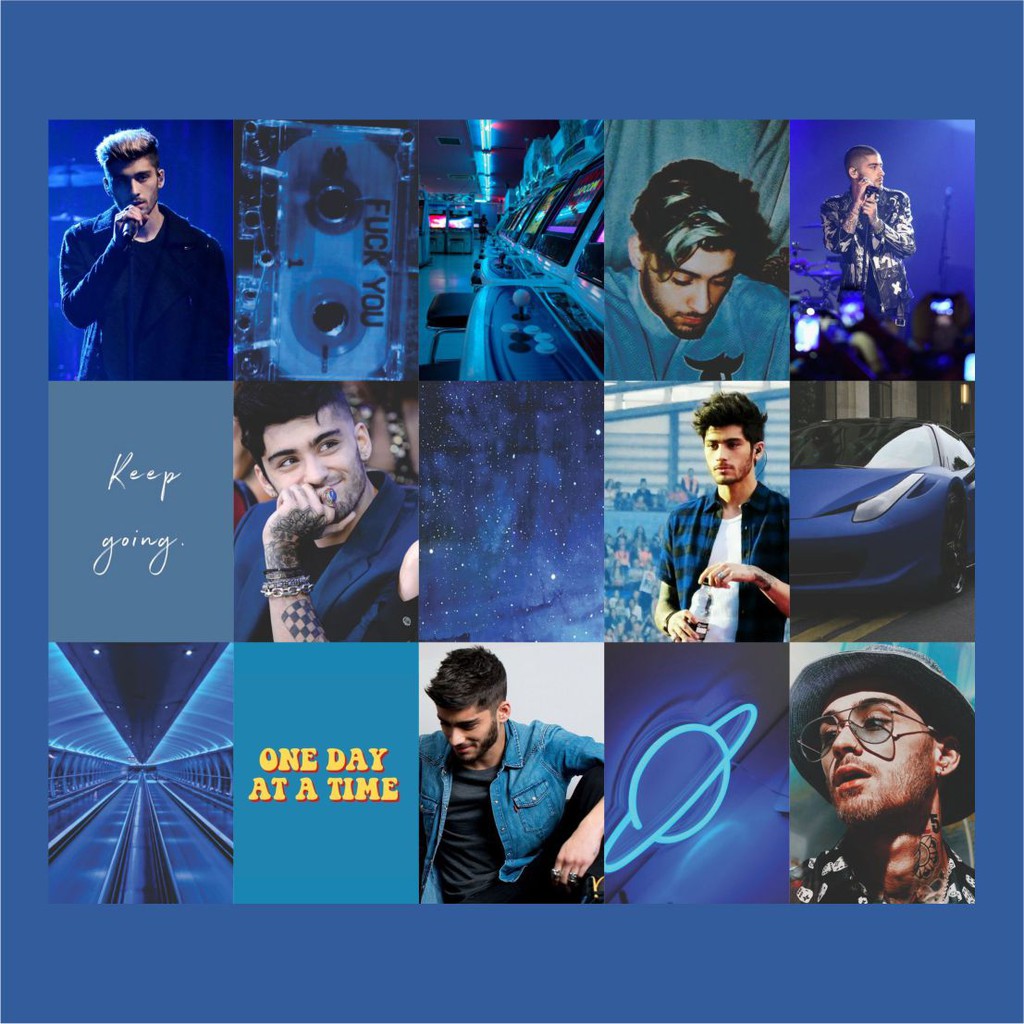 Jual POSTER DINDING AESTHETIC / DEKORASI KAMAR (Collage Wall Kit) ZAYN