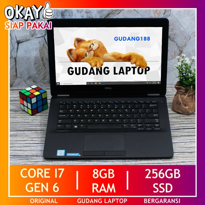 Dell Latitude E7270 Core i7 RAM 8GB 256GB SSD 12 Inch Laptop Second