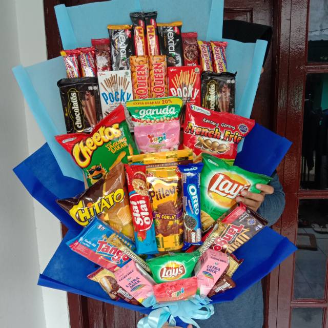 Snack box warna biru | Shopee Indonesia