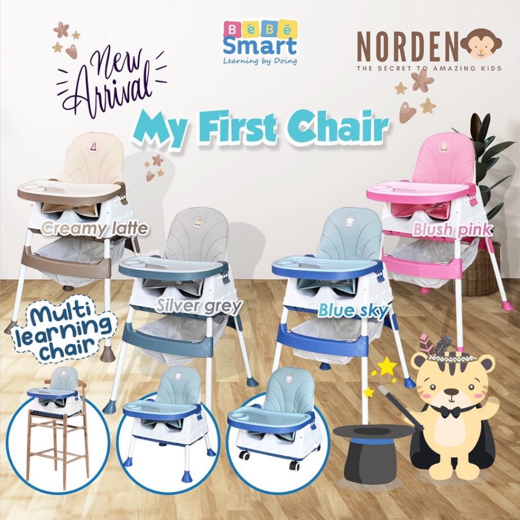 Jual Bebe Smart My First Chair BBS 609 610 611 612 / Kursi Tinggi Bayi