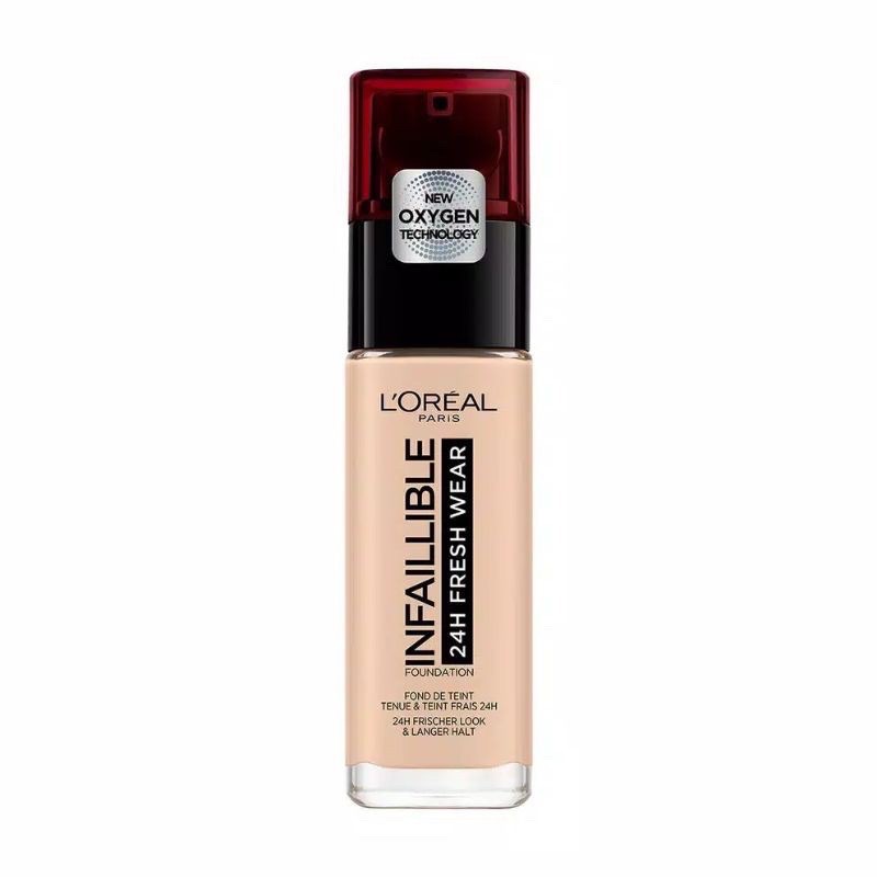 Jual L'oreal Infallible 24H Fresh Wear Foundation / Loreal Infallible 24H Fresh Wear Foundation 30Ml Indonesia|Shopee Indonesia