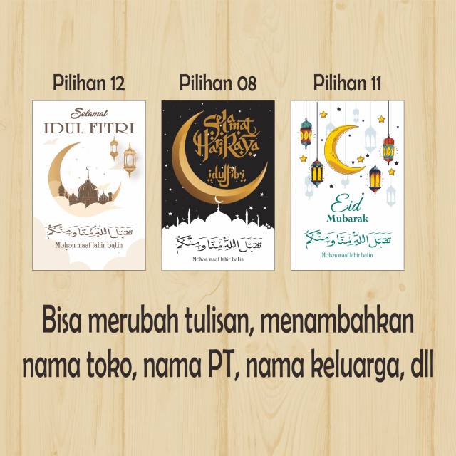 Contoh Kartu Hampers Lebaran kartu ucapan terbaik