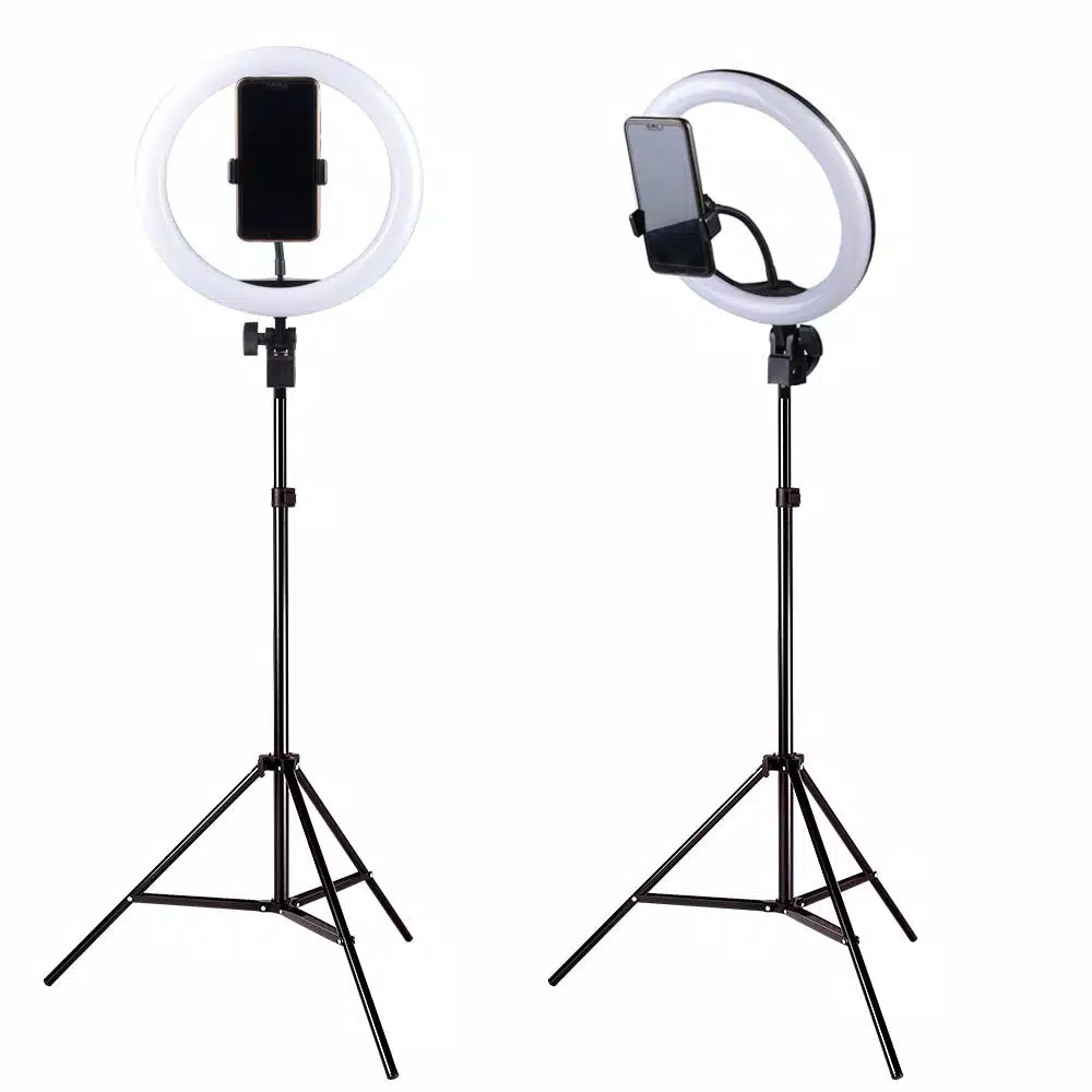Paket Ringlight 26cm + Tripod 2M Lampu Vloger & Lampu
