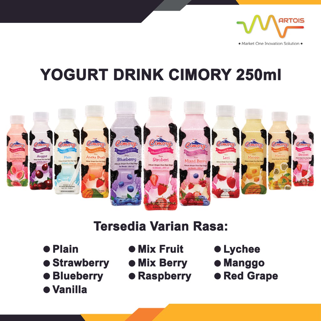 Jual Cimory Yogurt Drink 250ml / All Varian Rasa Shopee Indonesia