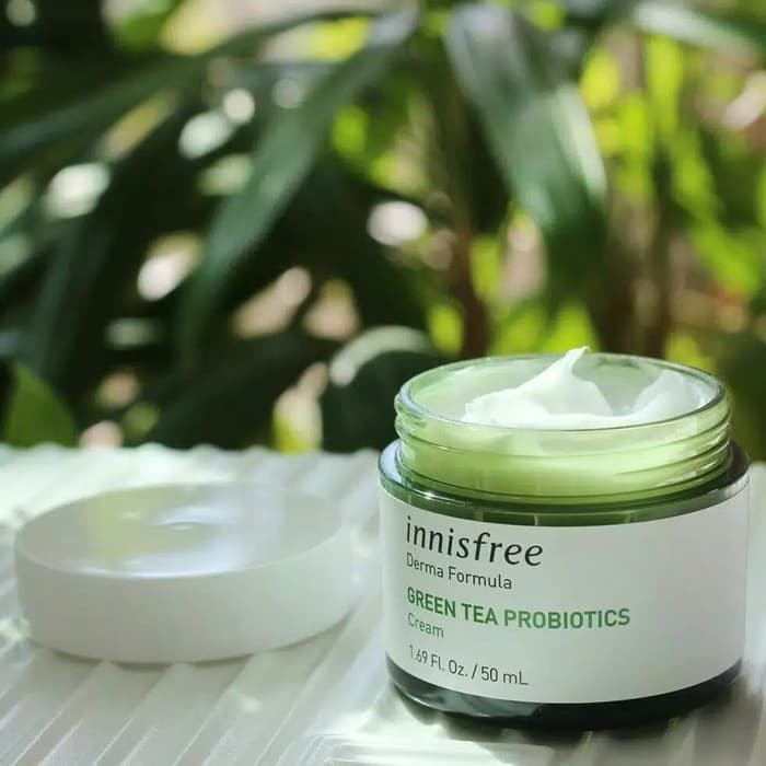 Jual innisfree derma formula green tea probiotics cream 50ml Shopee