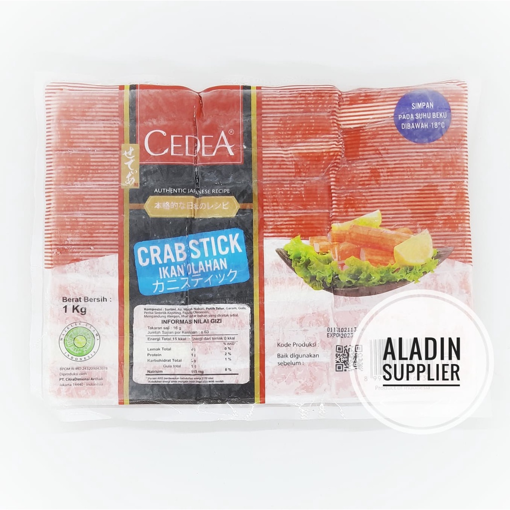 Jual Cedea Crab Stick 1kg Shopee Indonesia
