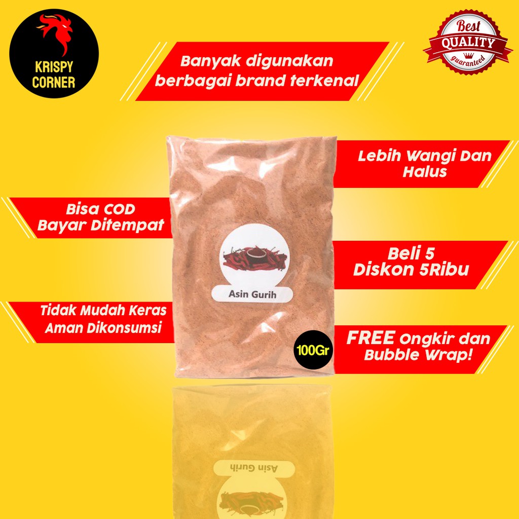 BUMBU TABUR ASIN GURIH PEDAS 100GR BUMBU TABUR ANEKA RASA BUBUK TABUR