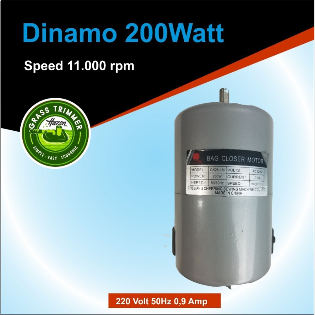 Dinamo 200 Watt Untuk Alat Potong Rumput Listrik Shopee Indonesia