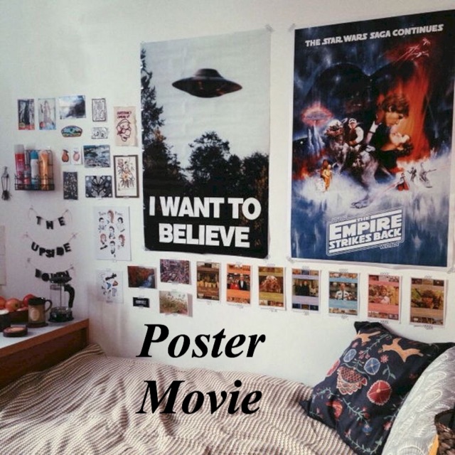 A4 POSTER FILM MOVIE aesthetic dekorasi kamar